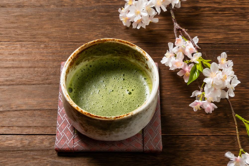 Handmade matcha bowl in progress