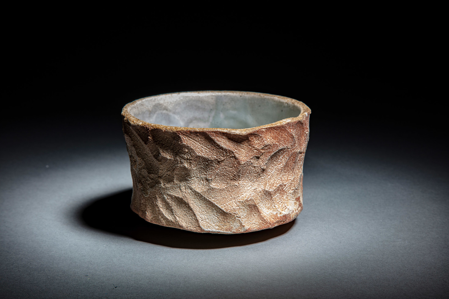 Participants shaping their matcha bowls