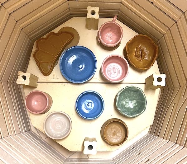 Underglazing - kids pottery summer camp day Friday